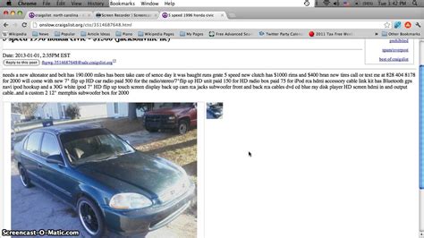 Jacksonville craigslist for sale. Things To Know About Jacksonville craigslist for sale. 